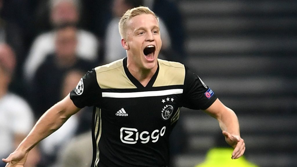 Van de Beek is 'grateful' to stay at Ajax despite a recent link with Giants Real Madrid and Man Utd 2 donny van de beek ajax 2018 19 7c81x9n4g3g19mx2rplnjayh 1