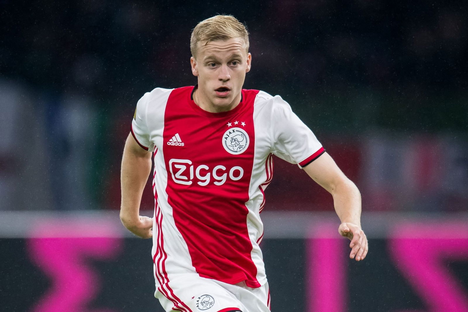Van de Beek is ‘grateful’ to stay at Ajax despite a recent link with Giants Real Madrid and Man Utd