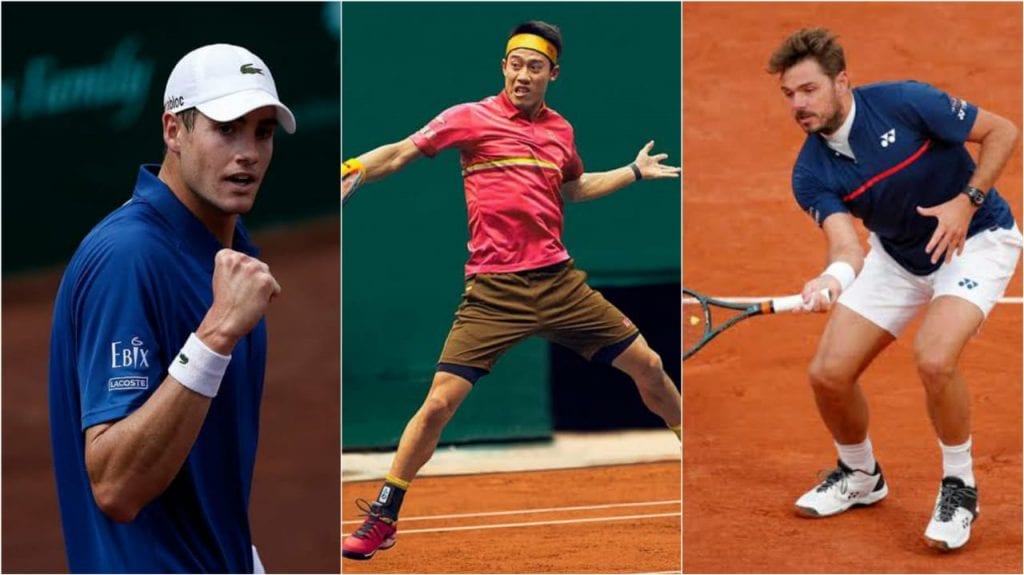 French Open 2020: Wawrinka, Isner, Nishikori through to Round 2 as Murray, Goffin crash out 1 Warinka Isner Nishikori 1