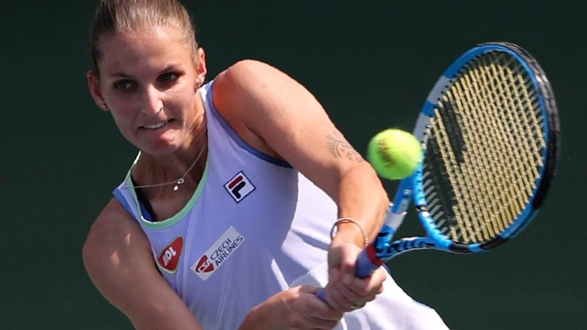 Italian Open 2020: Karolina Pliskova in the finals after winning against Marketa Vondrousova