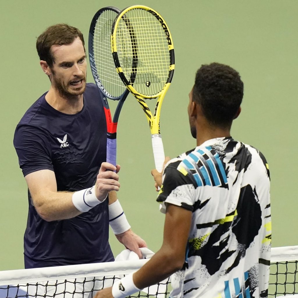 US Open 2020: Andy Murray is "shooting for the stars" as he aims for another Grand Slam 2 Felix Auger Aliassime and Andy Murray 1