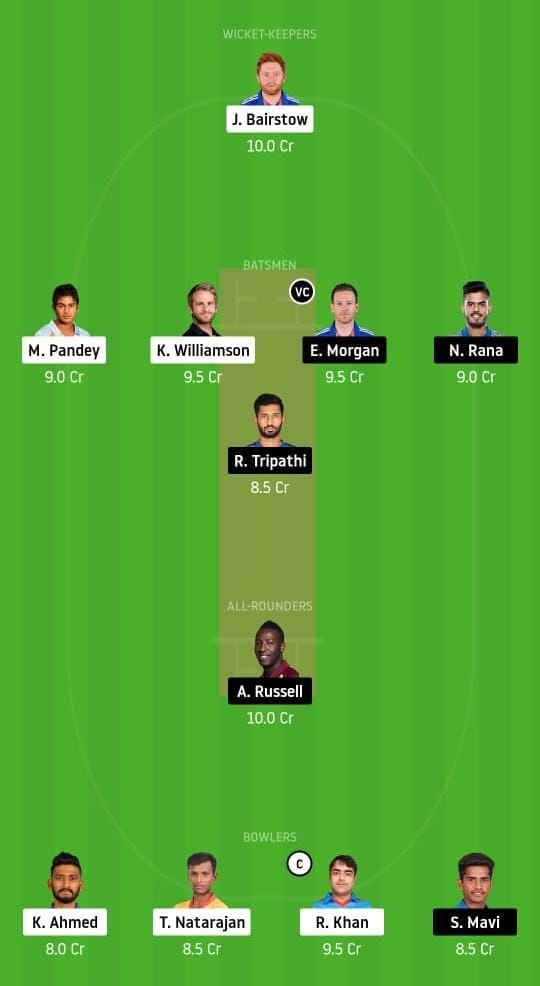 IPL 2020: Sunrisers Hyderabad vs Kolkata Knight Riders fantasy 11 predictions: Top Dream11 picks for SRH vs KKR 5 SRH vs KKR dream11