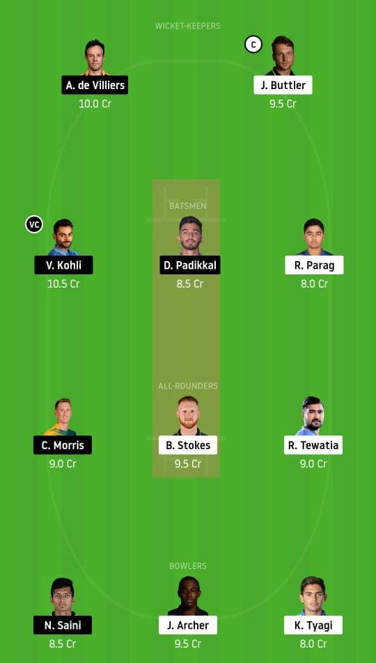 IPL 2020: Rajasthan Royals vs Royal Challengers Bangalore fantasy 11 predictions: Top Dream11 picks for RR vs RCB 4 rr vs rcb dream11