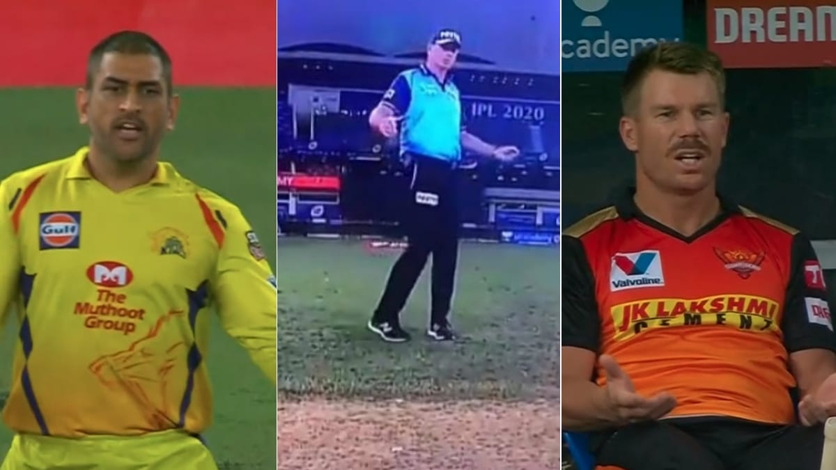 IPL 2020: CSK vs SRH, Umpire stretches hands to declare wide, stops after MS Dhoni’s animated reaction