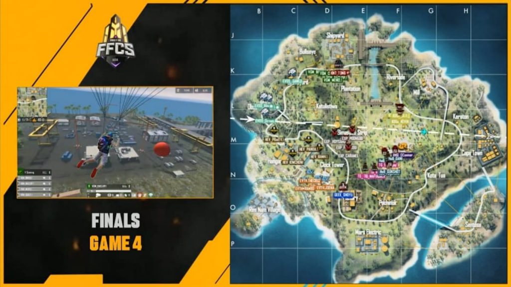 Garena Free Fire: FFCS 2020 Grand Finals Teams, Round Standings, and Complete Report 10 Round 4 1