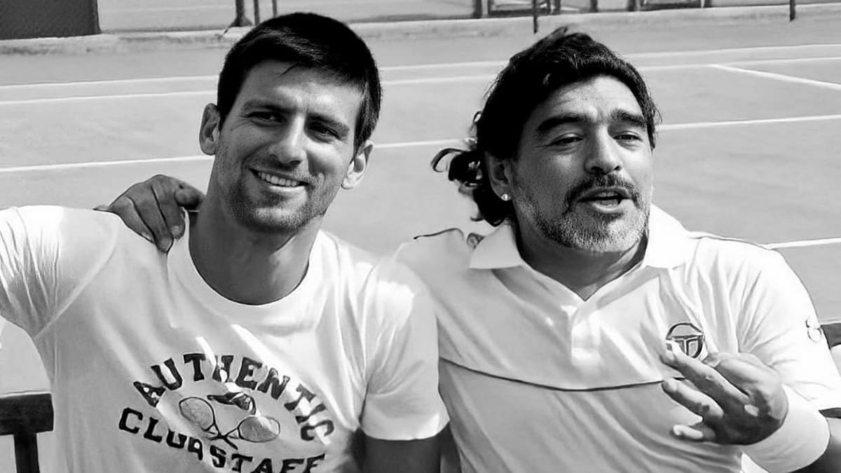 ”Rest in paradise legend,” Novak Djokovic pays tribute to Diego Maradona