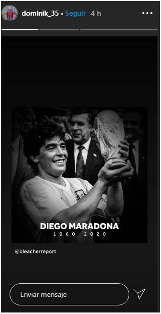 WWE reacts to the death of Diego Maradona 5 insta dominik mysterio