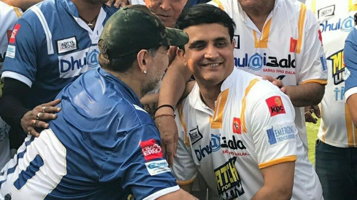 ‘My heart sunk to hear this’ – Sourav Ganguly reacts to football legend Diego Maradona’s death