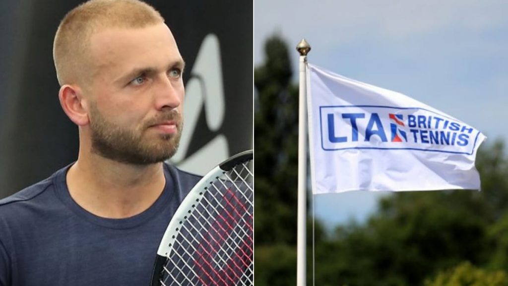 Dan Evans shares his views on the current state of British tennis, Andy Murray and his next year's plans 2 Dan Evans LTA