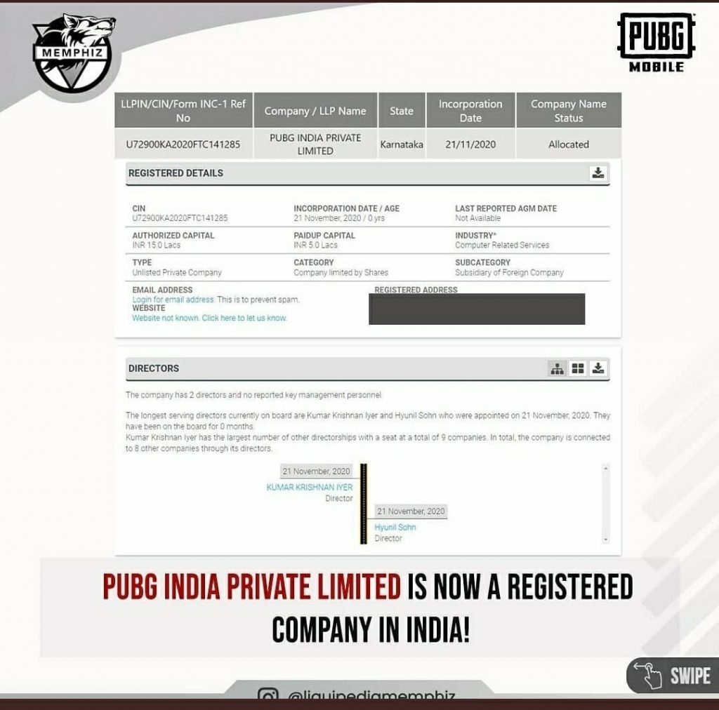 PUBG India Private Limited registers as an Indian company, Check Full Details Here! 2 pubg 2