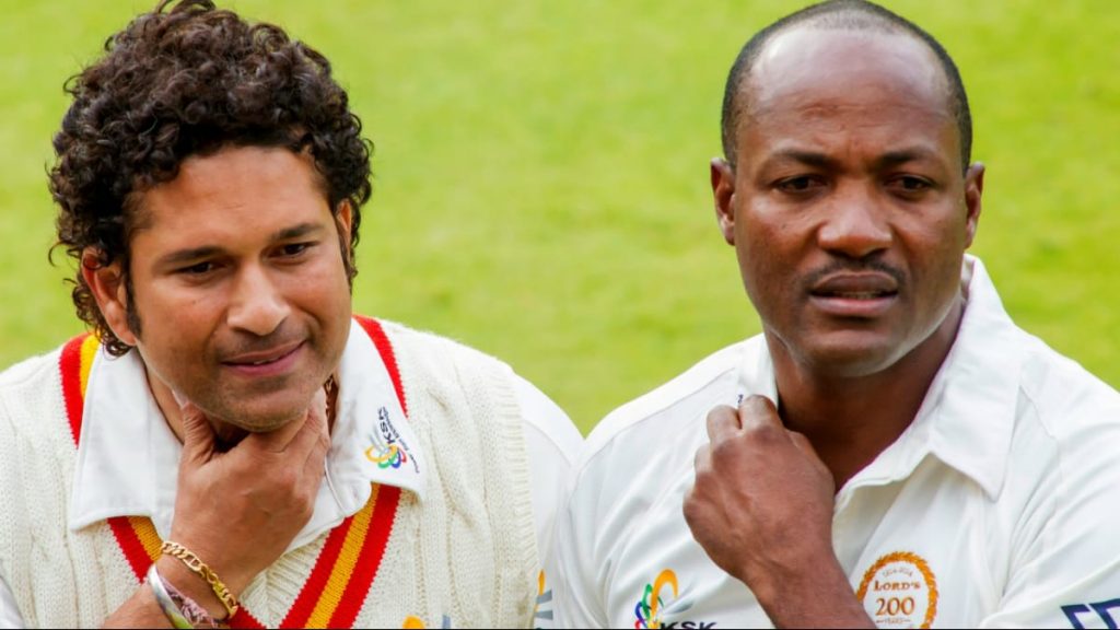 Sachin Tendulkar unveils ‘special gift’ by Brian Lara and West Indies Cricket on his retirement 1 sachin tendulkar brian lara