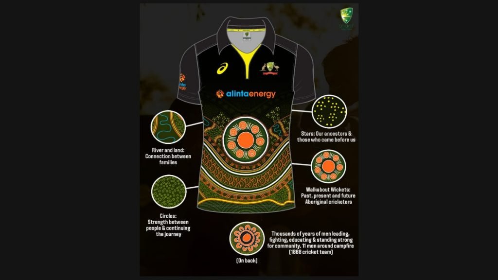 India vs Australia : Australia to sport Indigenous shirt in T20 series 2 Australia men's indigenous kit