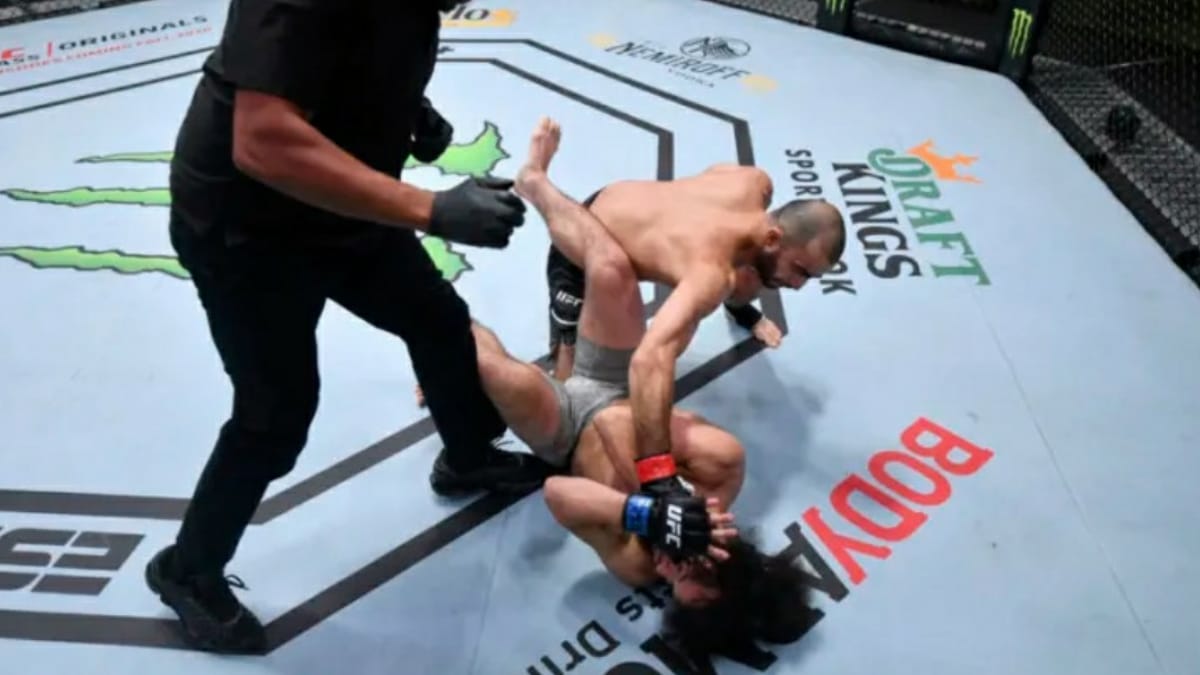UFC Fight Night: Giga Chikadze vs Jamey Simmons results; Chikadze powers through with  brutal 1st round TKO