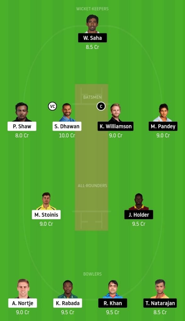 IPL 2020 Playoffs: Qualifier 2 - Delhi Capitals vs Sunrisers Hyderabad fantasy 11 predictions: Top Dream11 picks for DC vs SRH 4 ipl 2020 qualifier 2 dream11