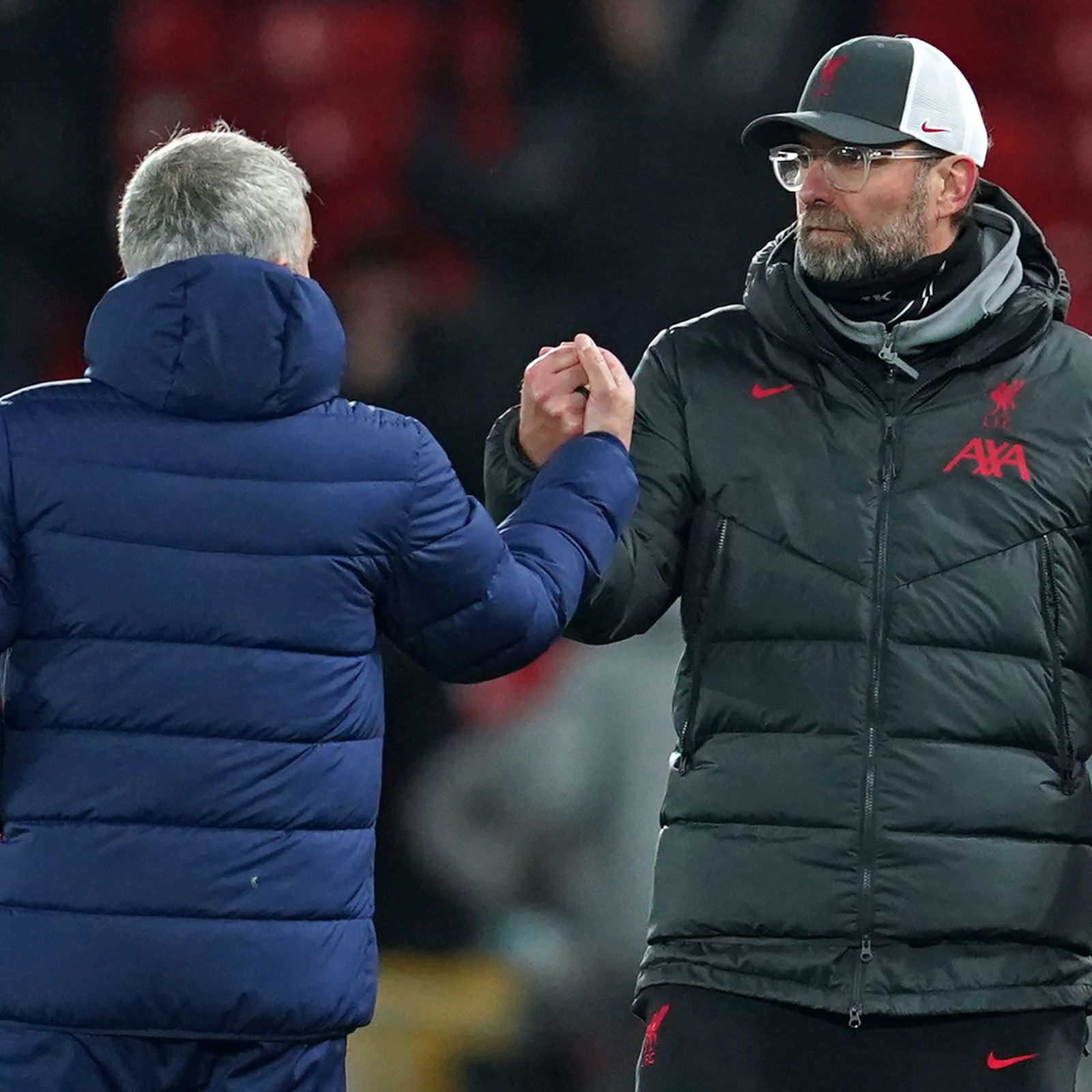Jose Mourinho hits out at Jurgen Klopp and Pep Guardiola after loss against Liverpool