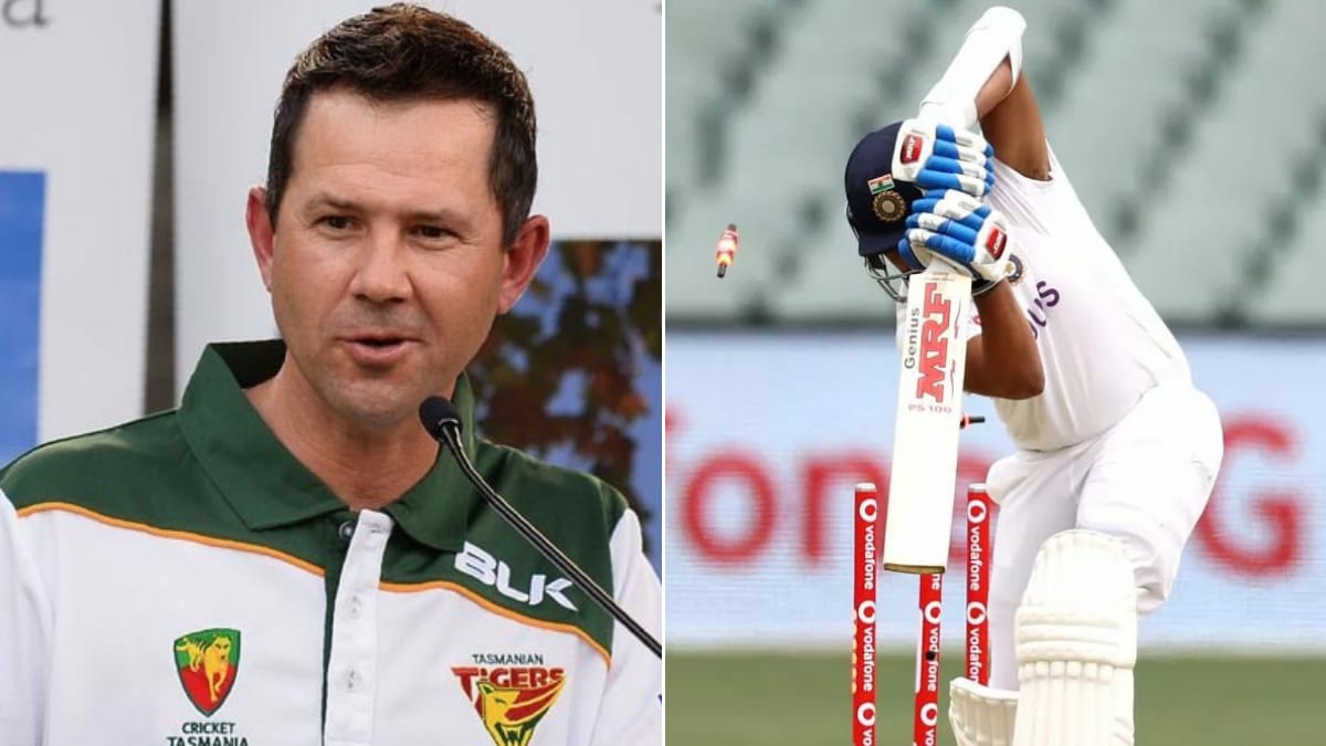 India vs Australia: Ricky Ponting predicts Prithvi Shaw’s flaw before Mitchell Starc knocks him over next ball for a duck