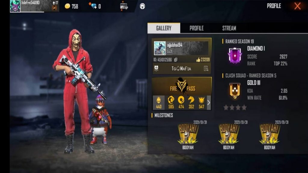 Daddy Calling vs Ajjubhai in Free Fire: Stat comparison and more 5 Daddy calling vs Ajjubhai 5