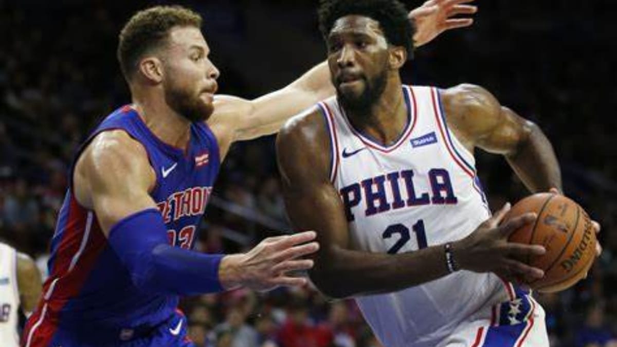 Joel Embiid marks his authority with yet another double-double over Detroit Pistons