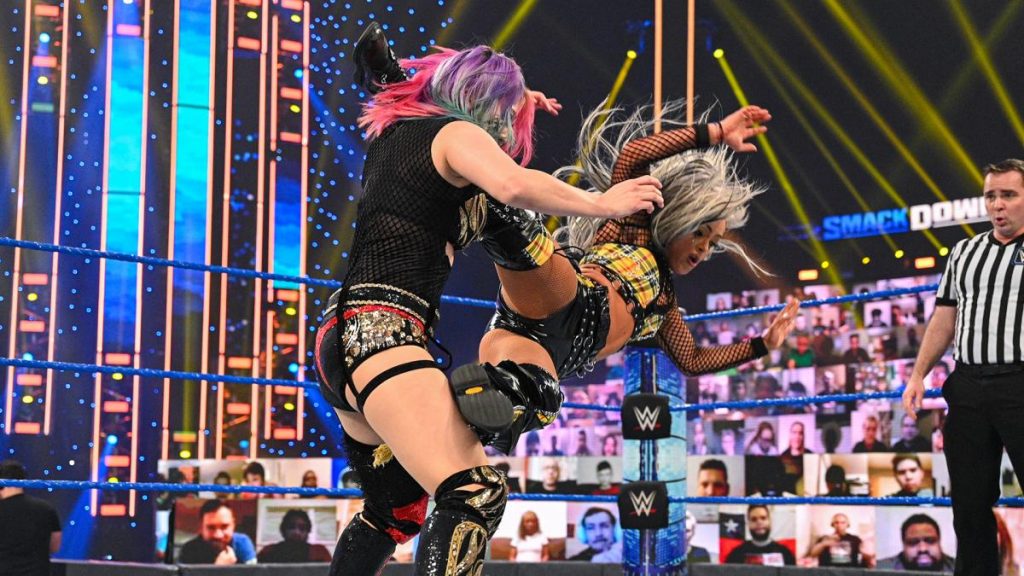 WWE Smackdown results – 22/01/2021 (Intercontinental Championship match, Obstacle course) 3 wwe asuka liv morgan