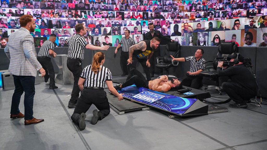 WWE Smackdown results – 22/01/2021 (Intercontinental Championship match, Obstacle course) 1 wwe kevin owens roman reigns 1