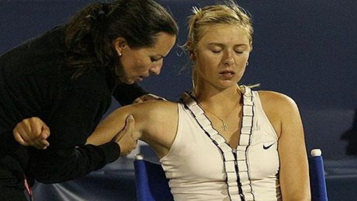 Maria Sharapova recalls the challenging days of battling with injury trauma and wanting to skip practice