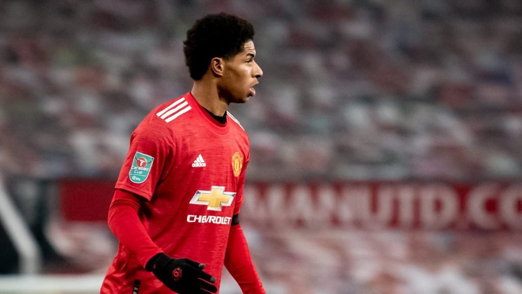 Manchester City dump Manchester United out of the Carabao Cup and set up a clash with Jose Mourinho’s Tottenham Hotspur in the final 1 marcus rashford