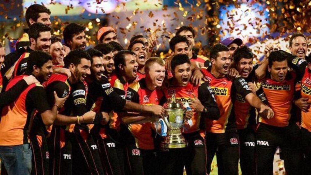 Sunrisers Hyderabad IPL 2016 Celebrations 