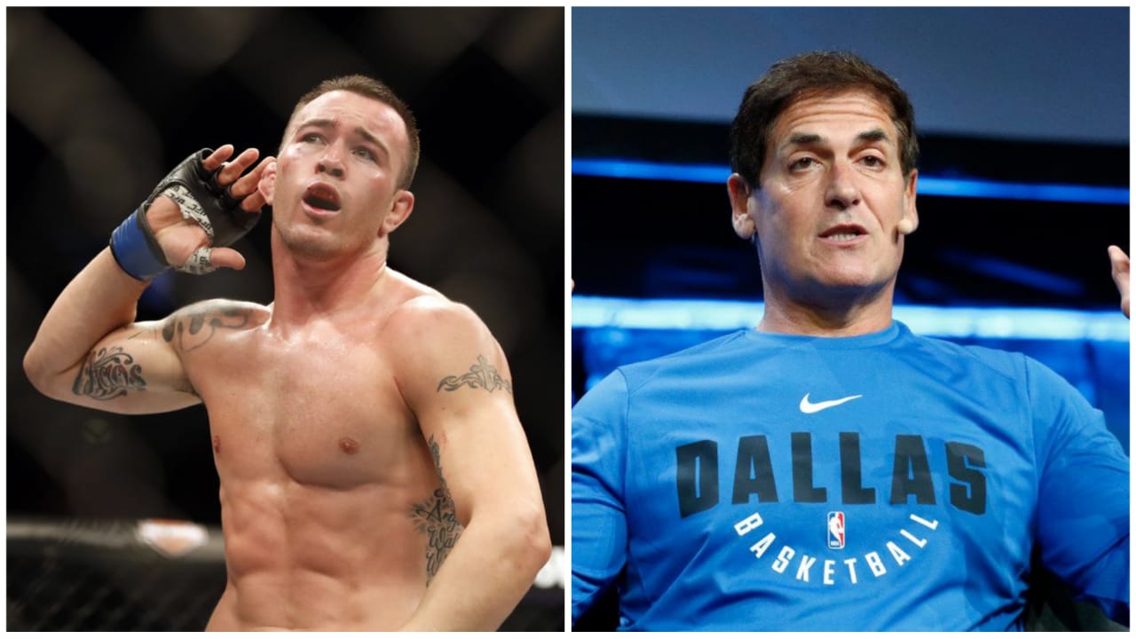 “Can’t play The National Anthem but you could customize the back of your official Dallas Mavs jersey ALL summer long to say: ‘KillCops,” Colby Covington slammed Mark Cuban