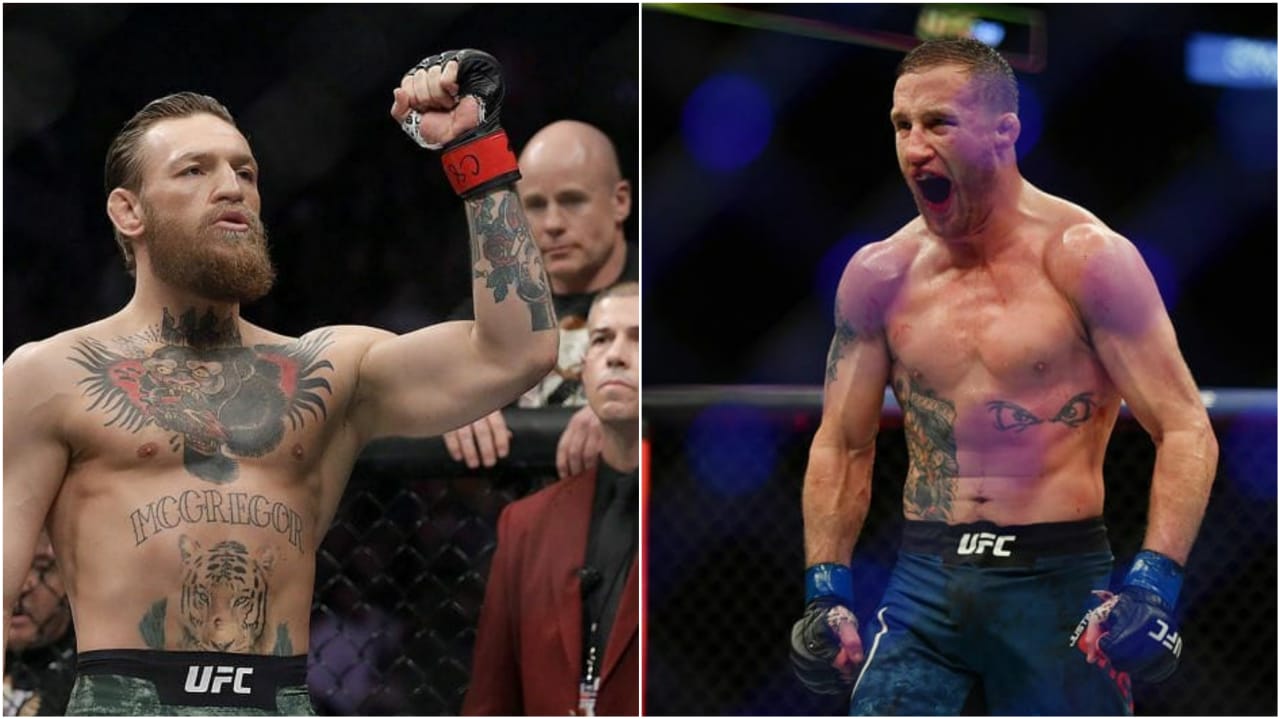 “Absolute clown”- Conor McGregor nukes Justin Gaethje for pretending to pass out after tapping against Charles Oliveira￼