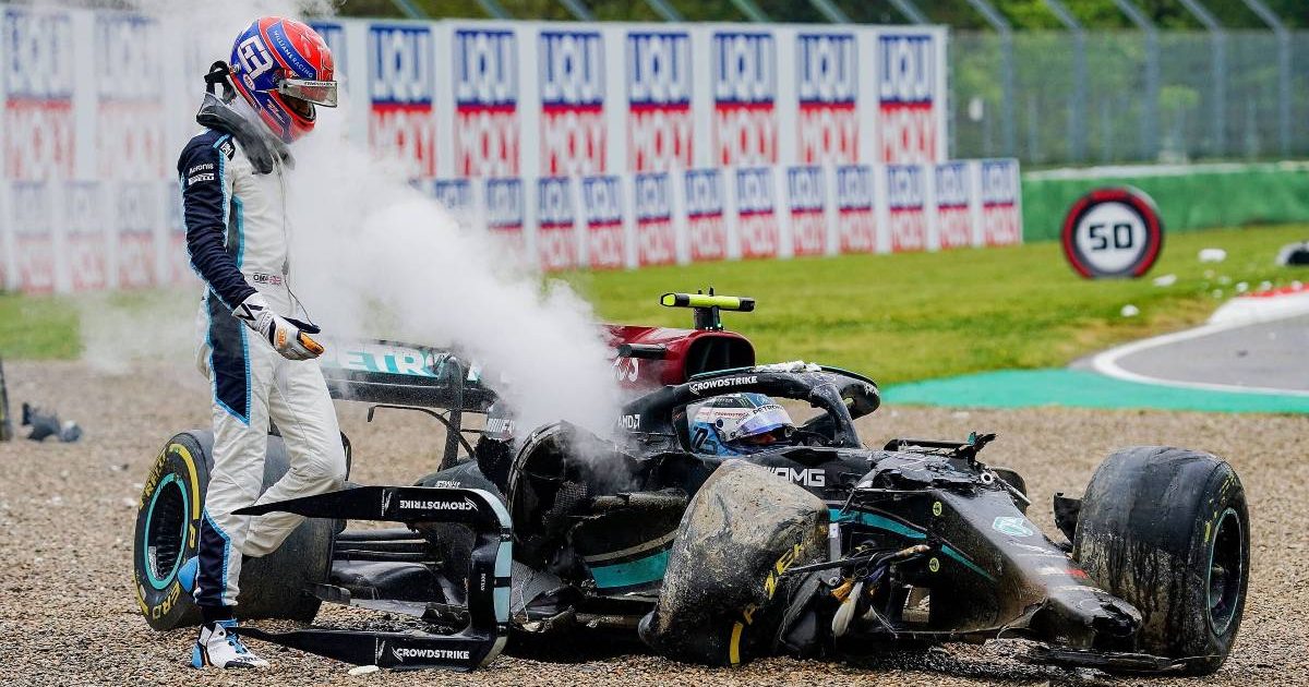 “Respect the conditions”: George Russell outbursts on Valtteri Bottas after horrendous Imola collision