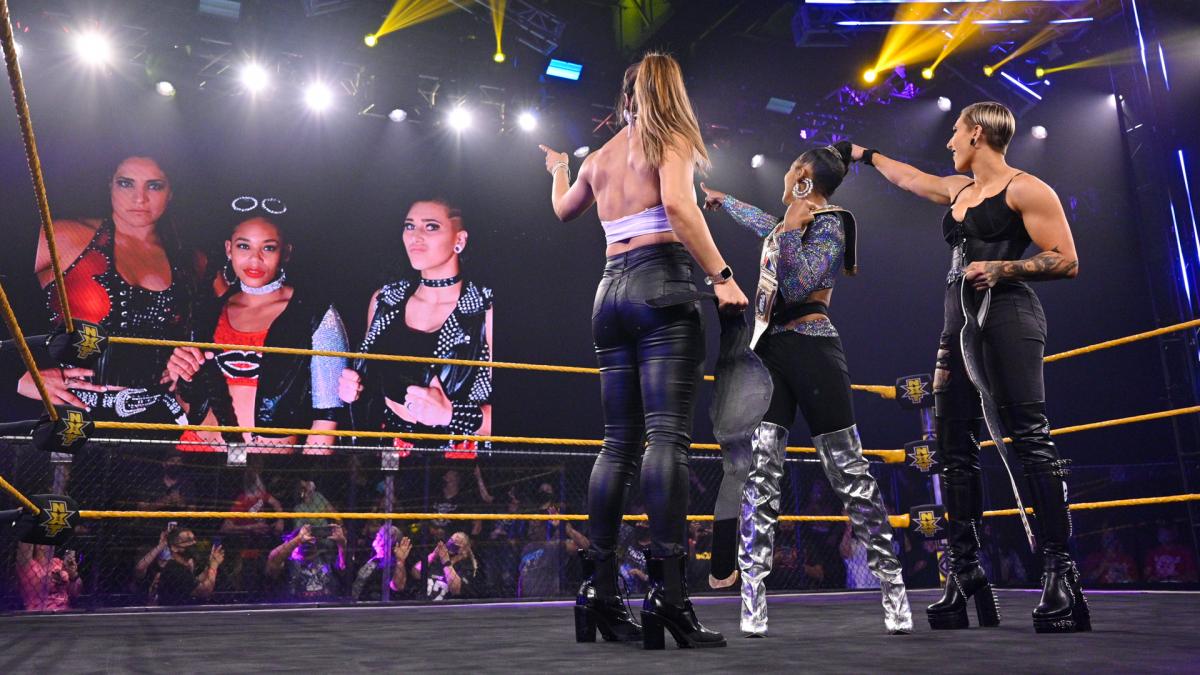 Bianca Belair reacts to her NXT return