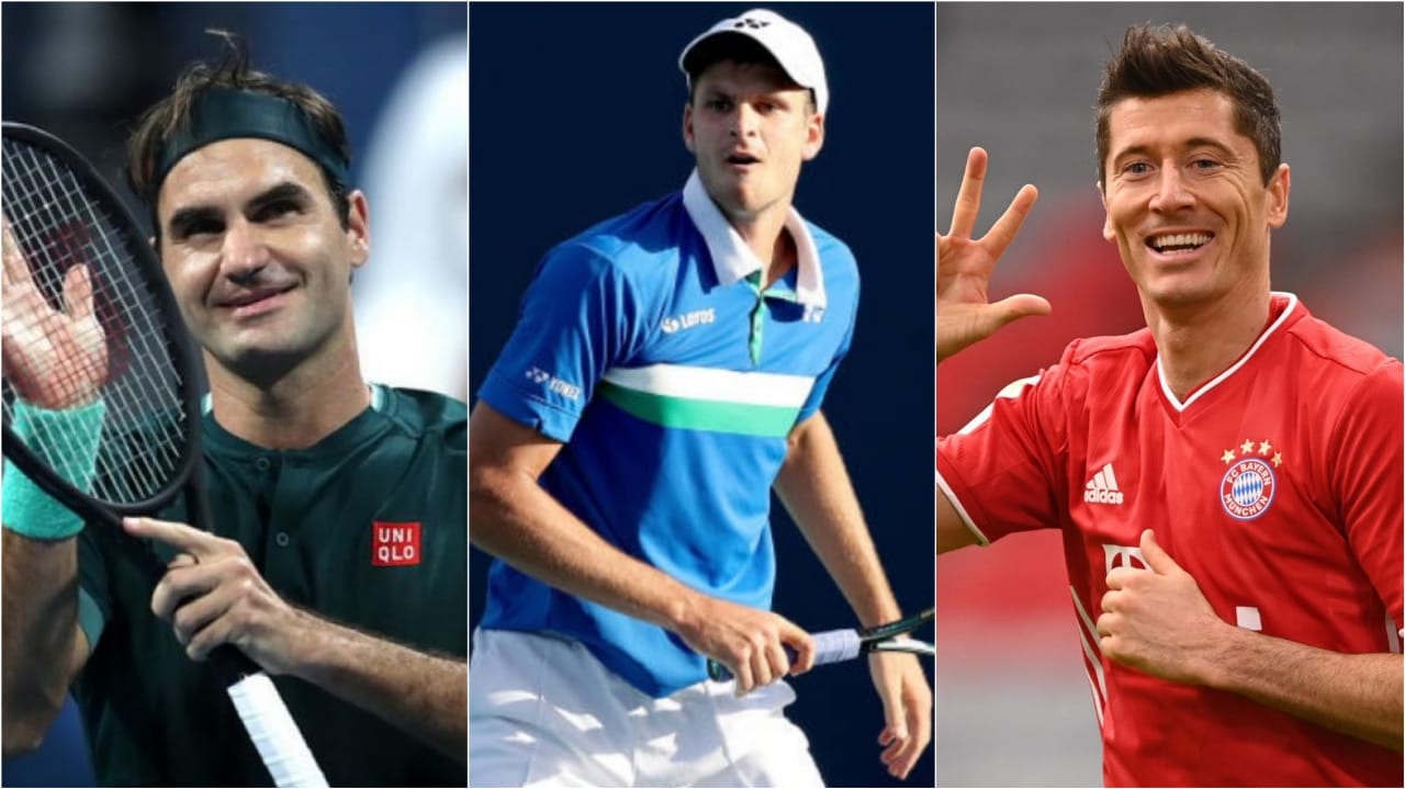“Would like to have dinner with Roger Federer and Robert Lewandowski,” says World No. 37 Hubert Hurkacz
