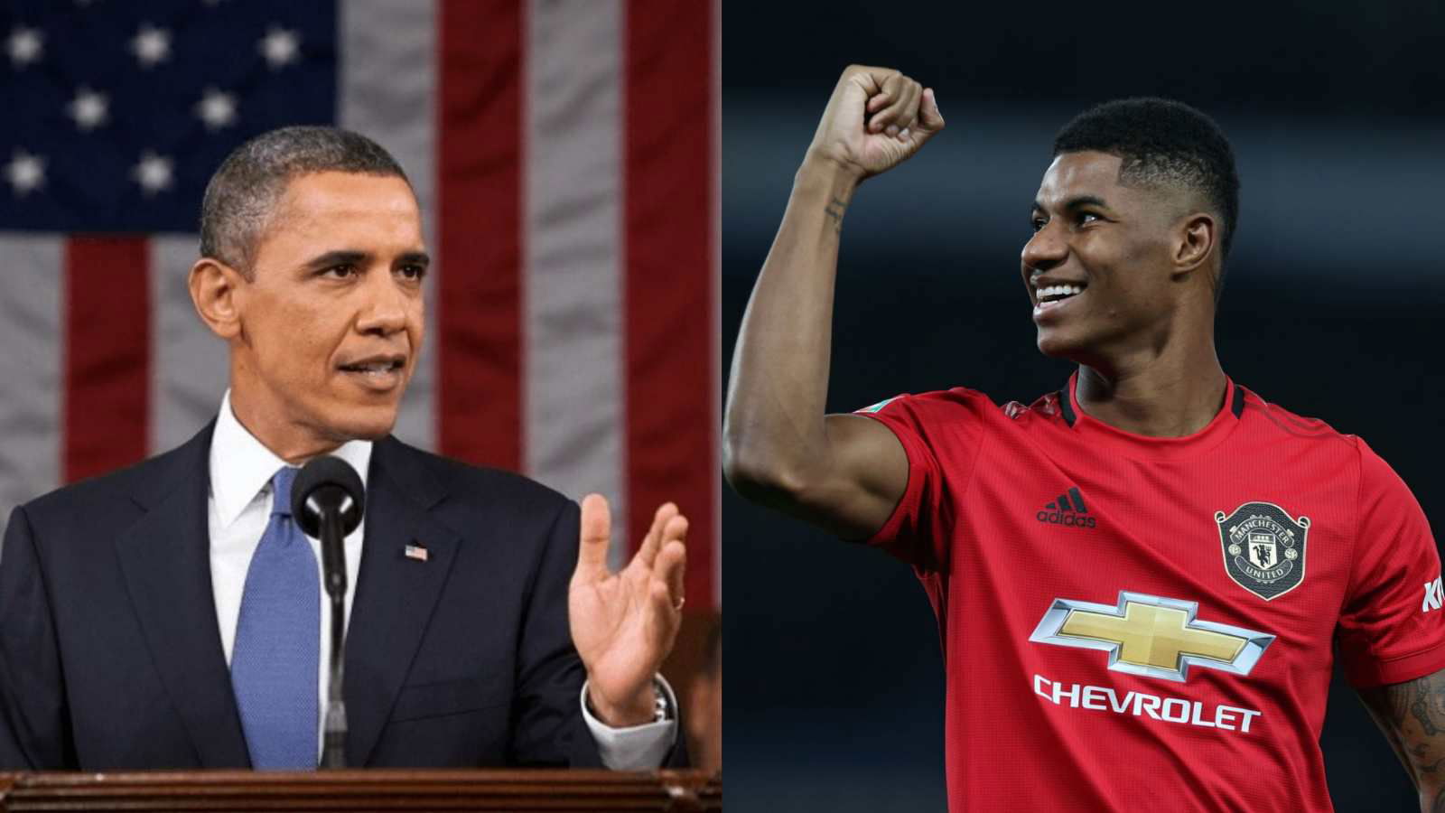 Marcus Rashford earns praise from Former American President Barack Obama in a surreal Zoom Meeting