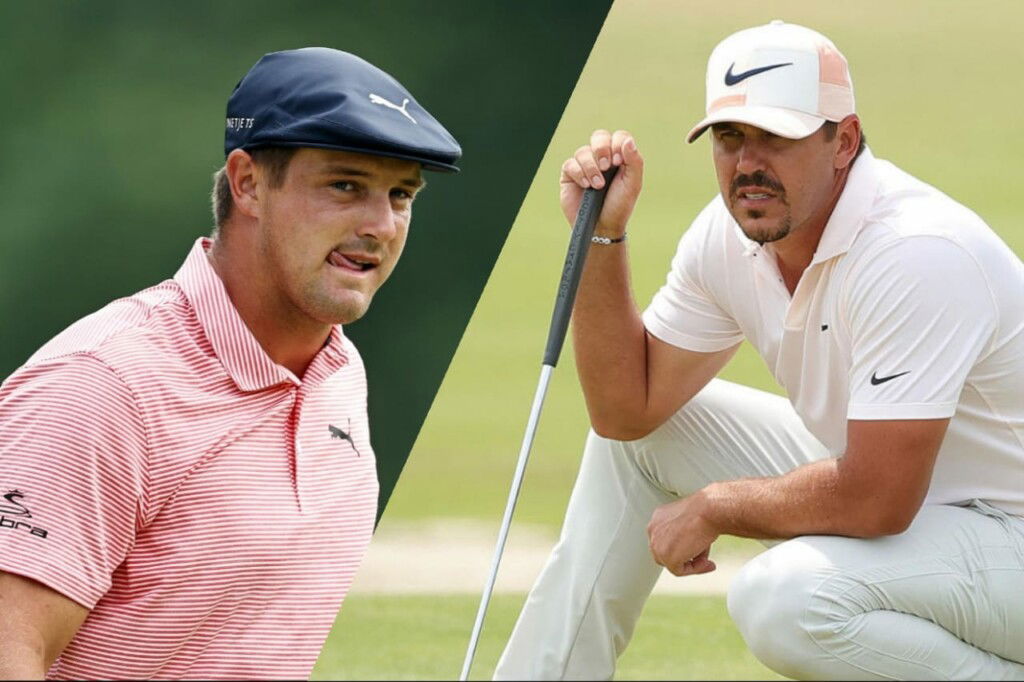'When people tell me to get an Only Fans,' Paige Spiranac mocks viral clip between Koepka and DeChambeau 1 Koepka and Dechambeau