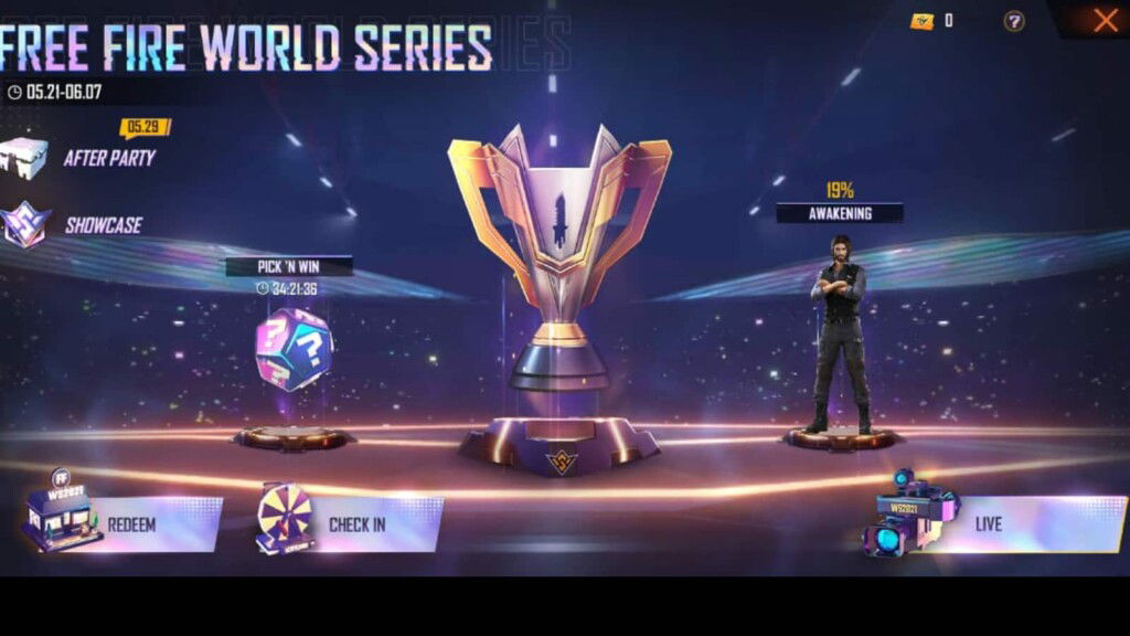 Free Fire World Series Reward (FFWS 2021 Rewards): Awakened Andrew Challenge to get Free character, Gun Skin and much more 2 Free Fire Login Rewards