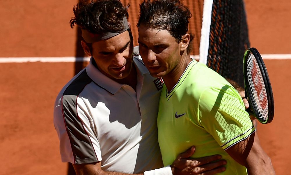 Rafael Nadal and Roger Federer