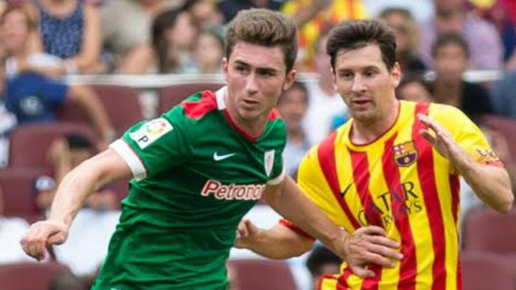 Laporte rose up the ranks at Athletic Bilbao, making him eligible to represent Spain.