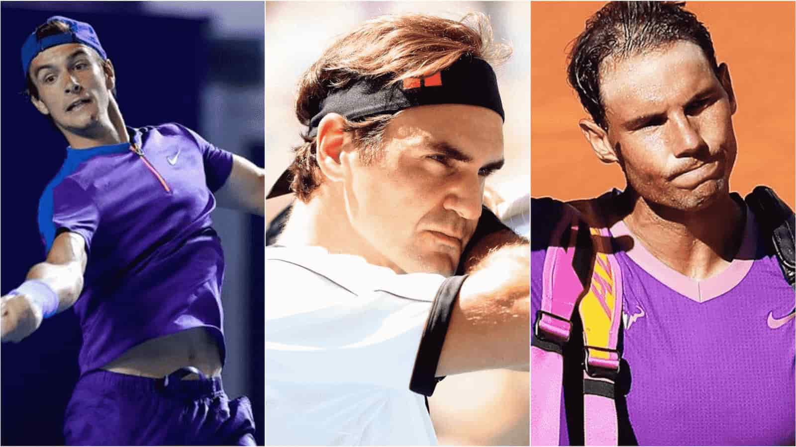 “Federer is the one who is getting closer to the decline,” says Italian teenager Lorenzo Musetti