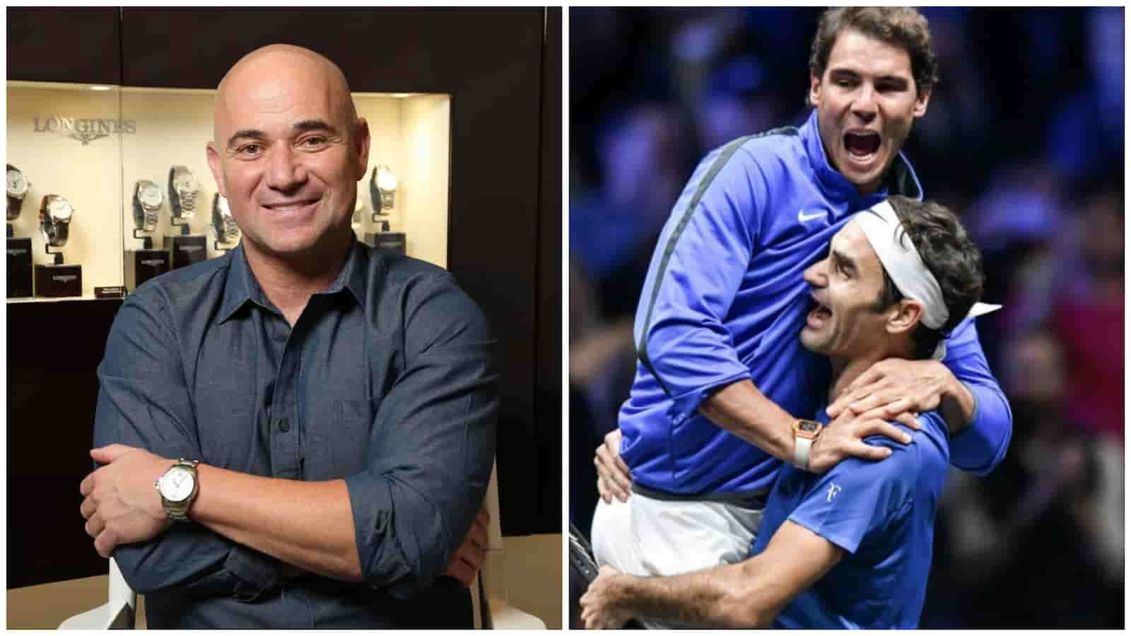 WATCH : Andre Agassi speaks on what makes Roger Federer and Rafael Nadal so special