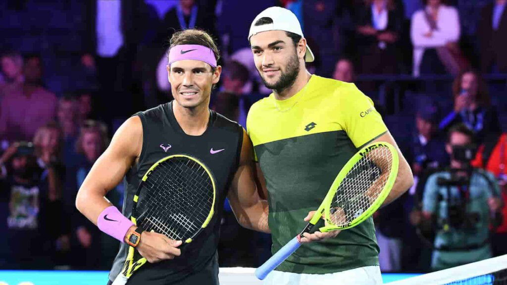 "I would steal the titles from Rafa" says Italian tennis star Matteo Berrettini 1 Rafael Nadal and Matteo Berrettini