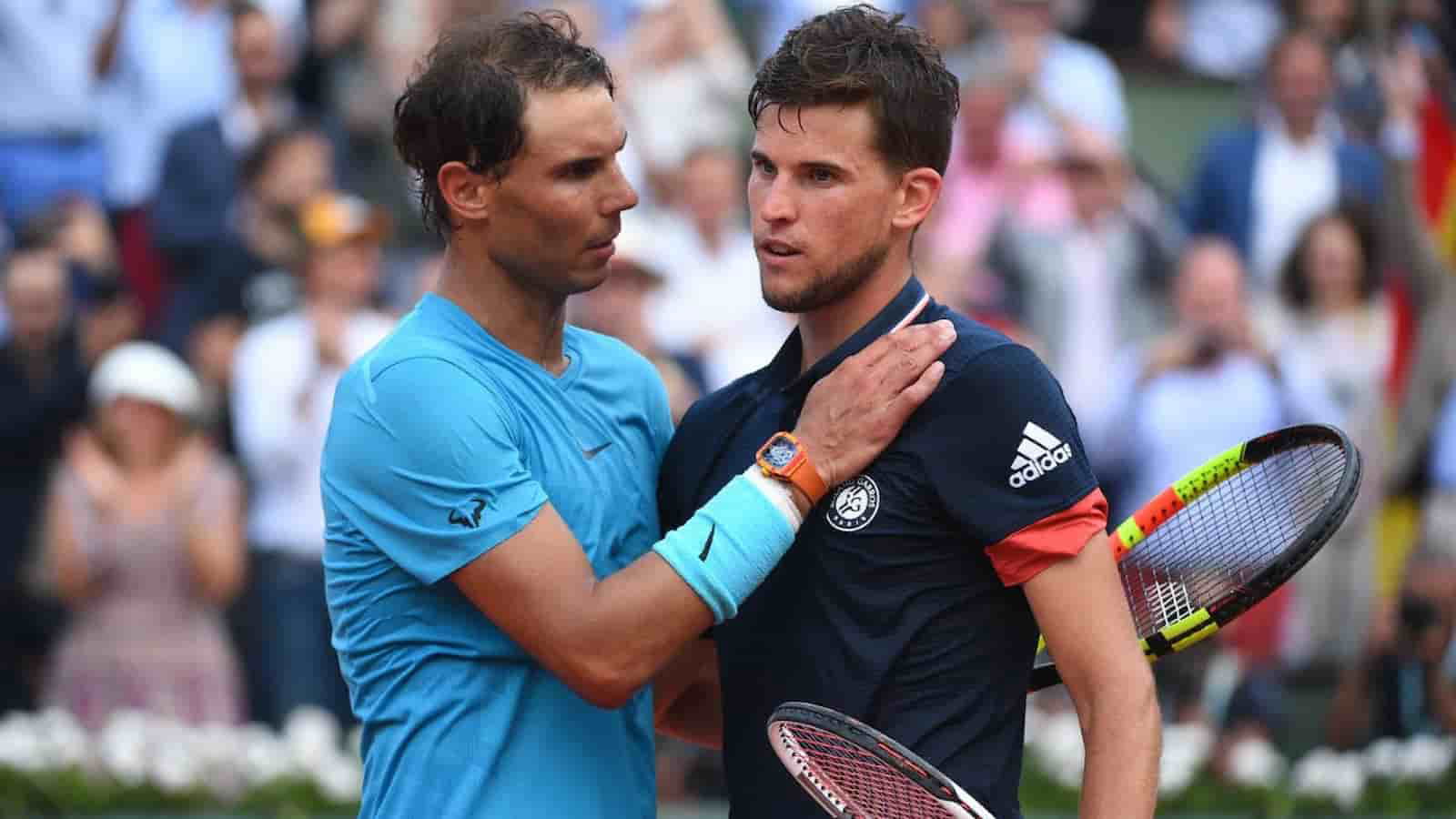 WATCH: Dominic Thiem hilariously calls Rafael Nadal a “Decent player”