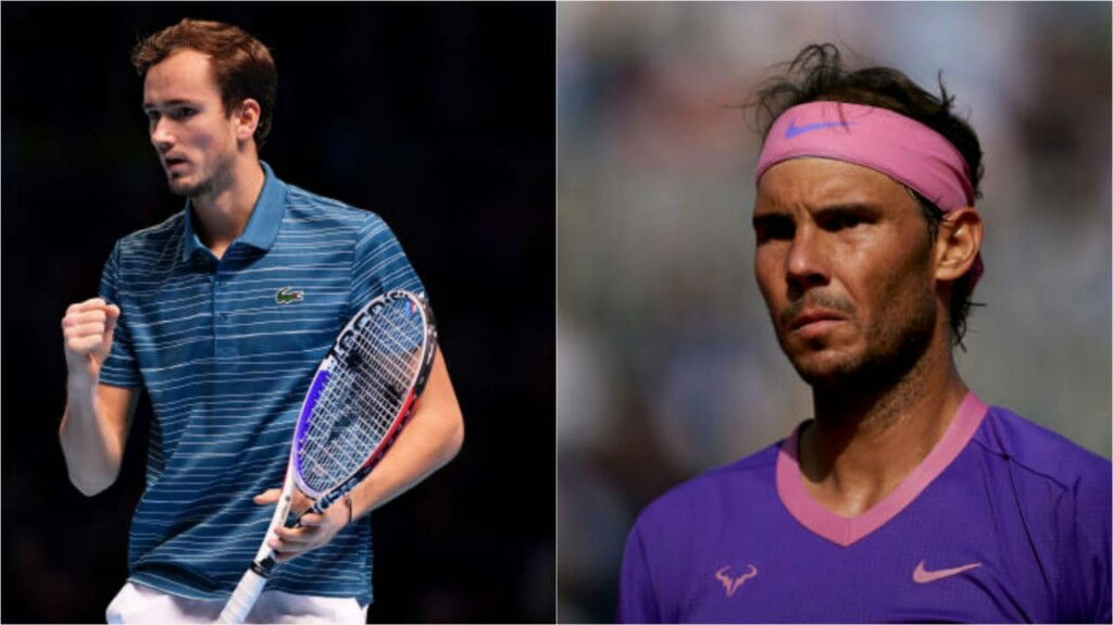 Daniil Medvedev and Rafael Nadal