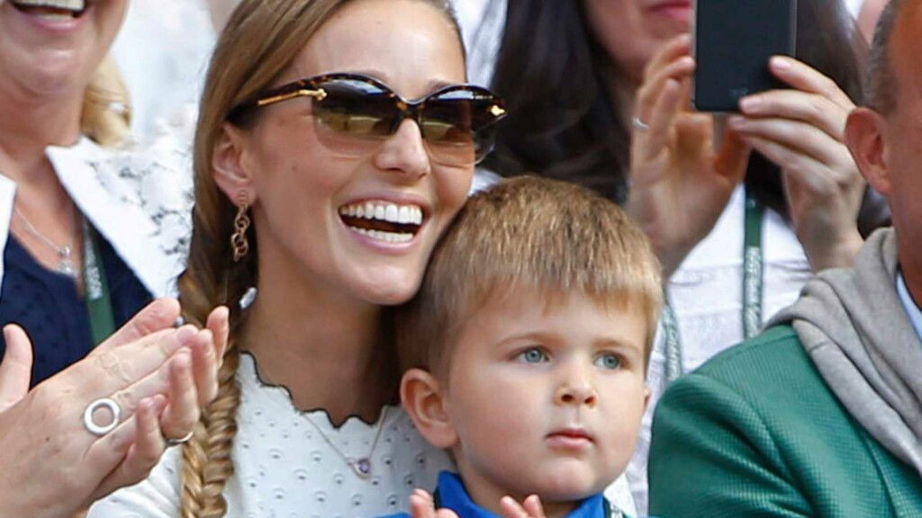 Jelena Djokovic and her son