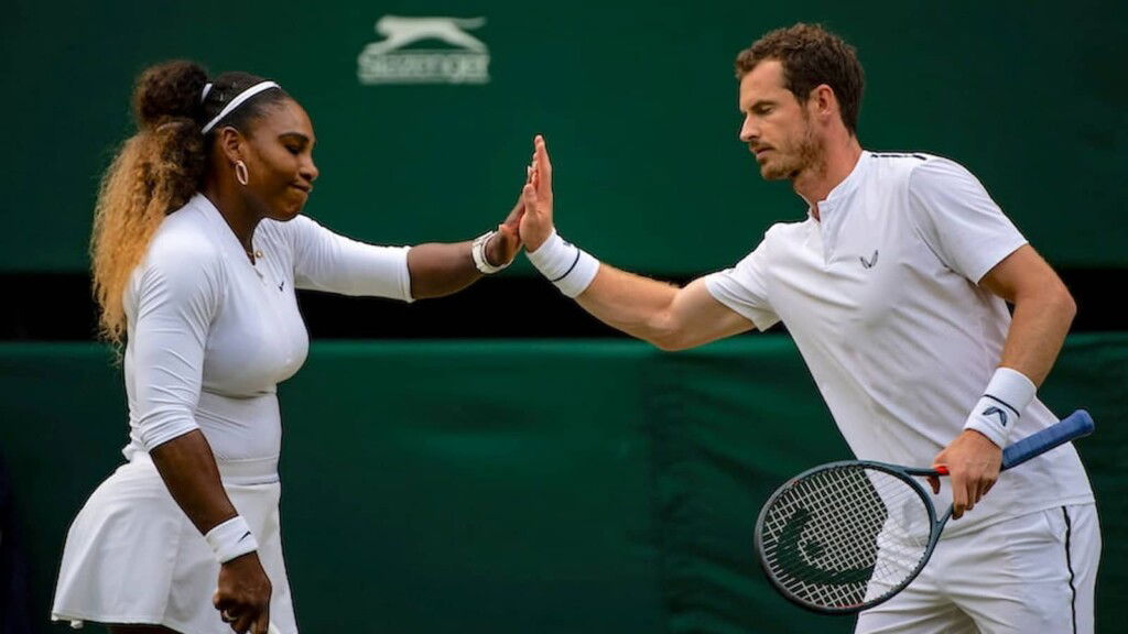 Serena Williams and Andy Murray