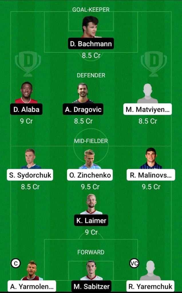 EURO 2020: UKR vs AUT Dream11 Prediction, Playing XI, Teams , Preview and Top Fantasy picks 1 UKR vs AUT Dream11 Prediction