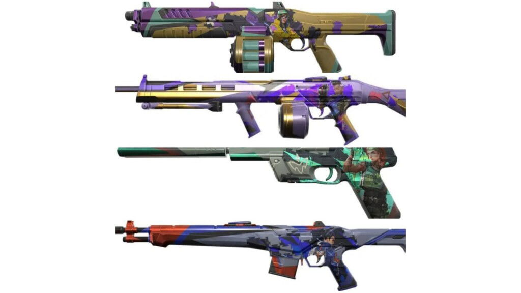 Valorant Episode 3 Act 1 Battle Pass: All items Revealed 1 Jigsaw Gun Set