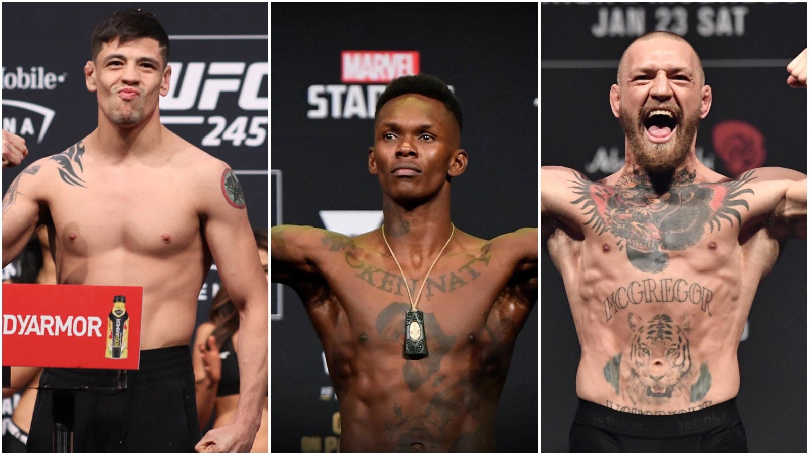 Brandon Moreno and Israel Adesanya make big moves in the latest pound-for-pound rankings update; Conor McGregor still missing