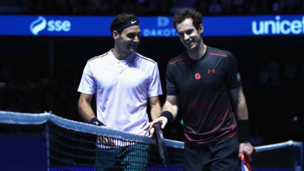 Roger Federer and Andy Murray