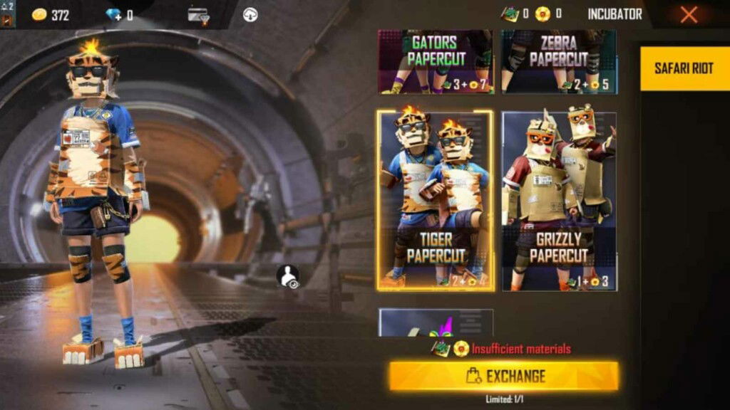 Garena Free Fire Safari Riot Incubator 50% off Today only: Get exclusive bundles today! 2 Free Fire safari Riot Incubator