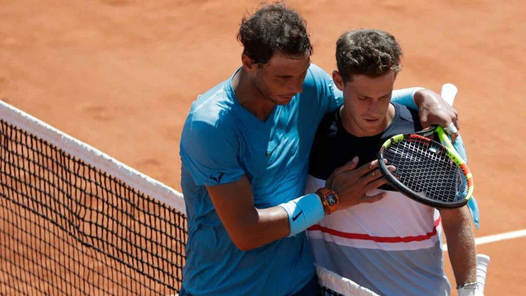 Rafael Nadal and Diego Schwartzman